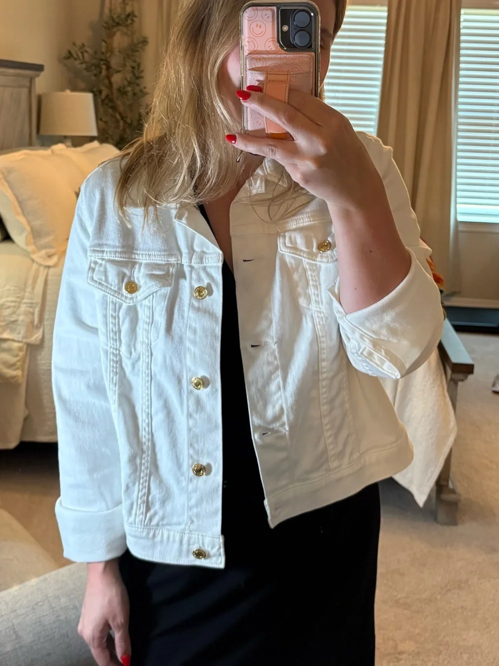 Michael Kors White Denim Jacket